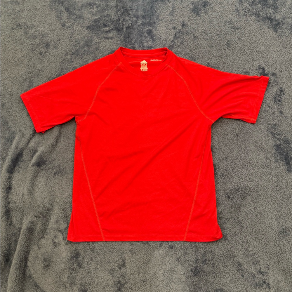 adidas Red Short Sleeve Tee